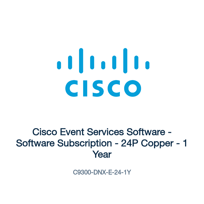 C9300-DNX-E-24-1Y: Cisco Event Services Software