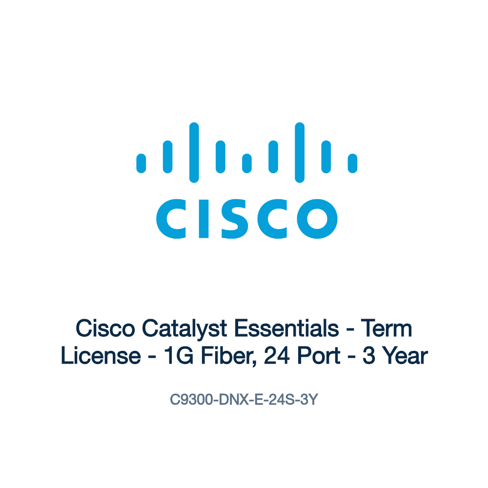 C9300-DNX-E-24S-3Y: Cisco Catalyst Essentials