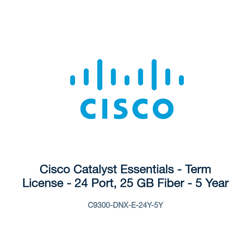 C9300-DNX-E-24Y-5Y: Cisco Catalyst Essentials