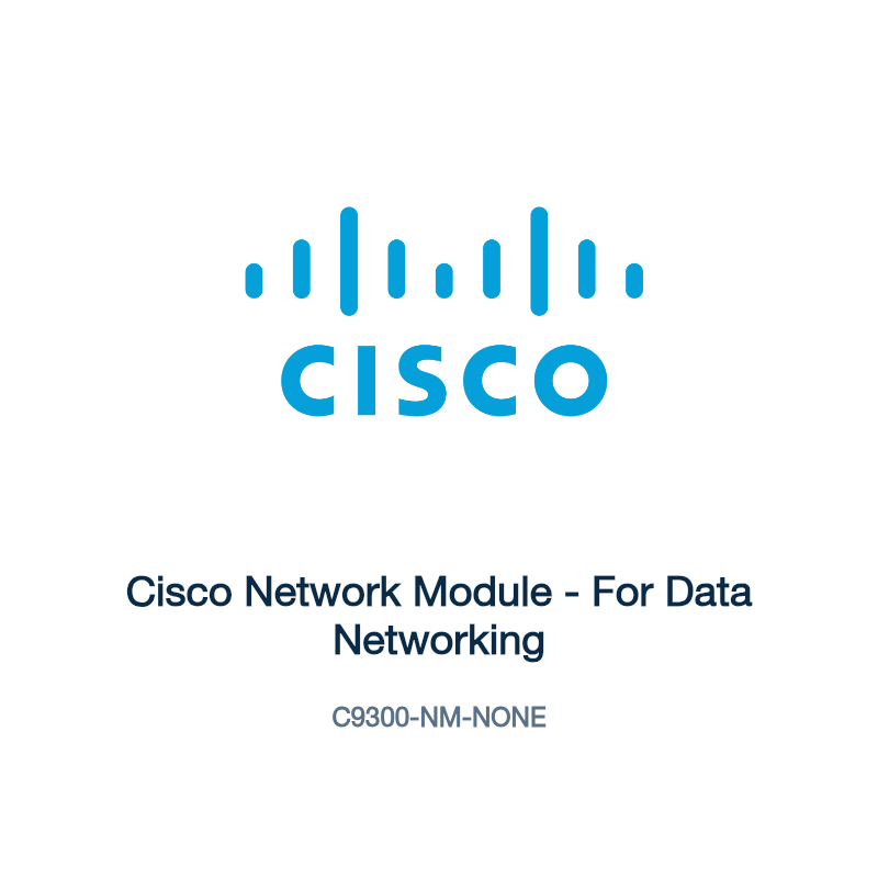 C9300-NM-NONE: Cisco Network Module