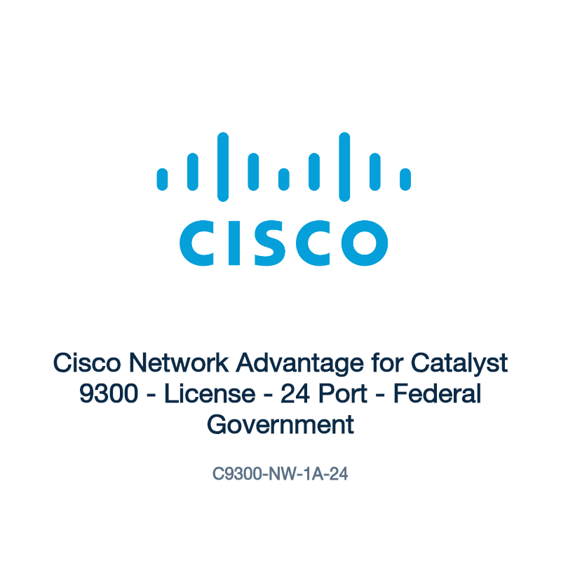 C9300-NW-1A-24: Cisco Network Advantage for Catalyst 9300