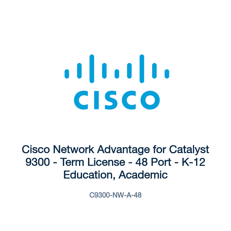 C9300-NW-A-48: Cisco Network Advantage for Catalyst 9300