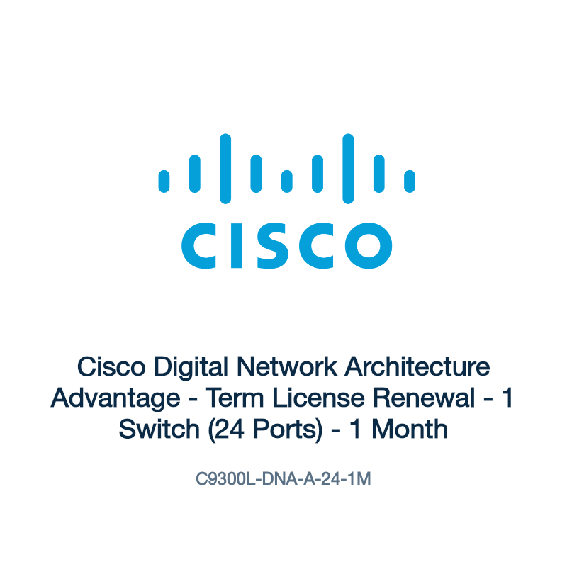 C9300L-DNA-A-24-1M: Cisco Digital Network Architecture Advantage
