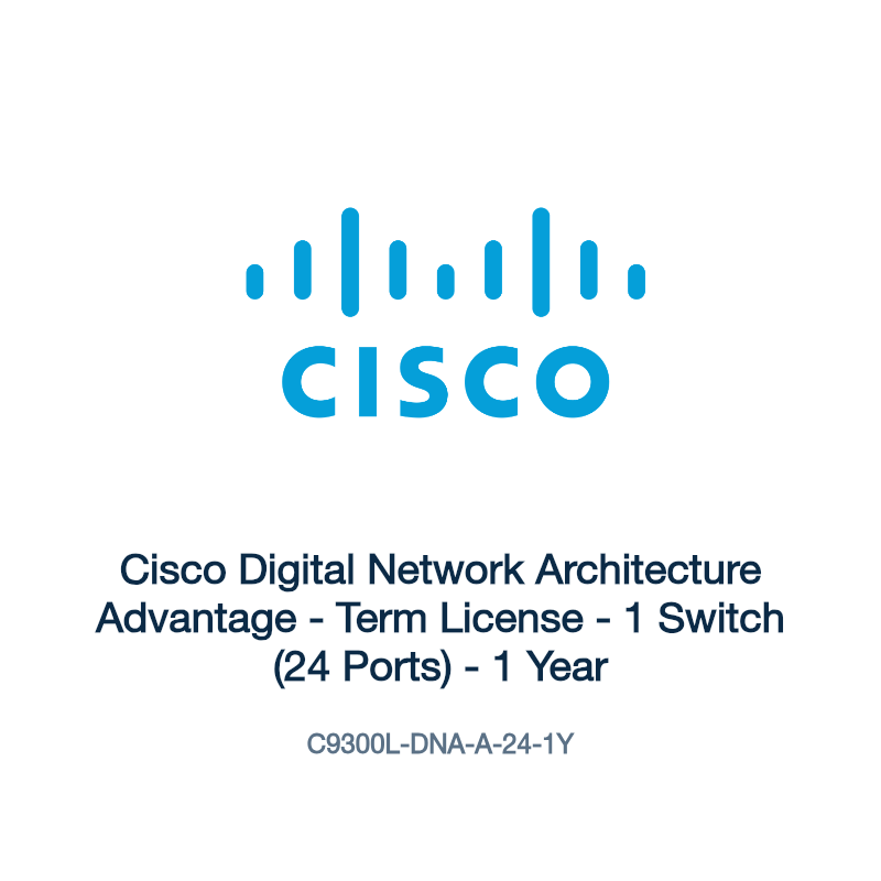 C9300L-DNA-A-24-1Y: Cisco Digital Network Architecture Advantage