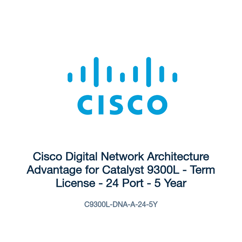 C9300L-DNA-A-24-5Y: Cisco Digital Network Architecture Advantage for Catalyst 9300L