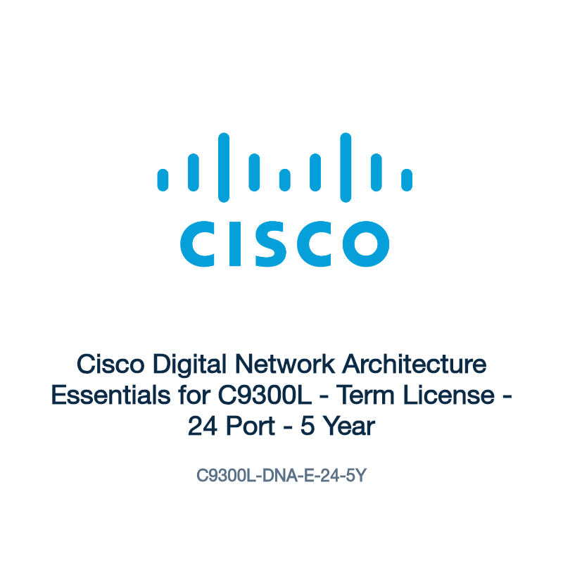C9300L-DNA-E-24-5Y: Cisco Digital Network Architecture Essentials for C9300L