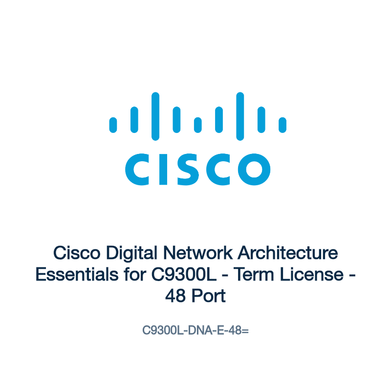 C9300L-DNA-E-48=: Cisco Digital Network Architecture Essentials for C9300L
