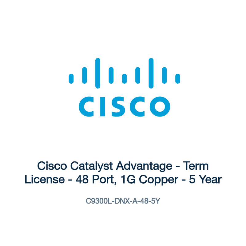 C9300L-DNX-A-48-5Y: Cisco Catalyst Advantage