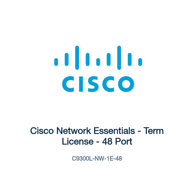 C9300L-NW-1E-48: Cisco Network Essentials