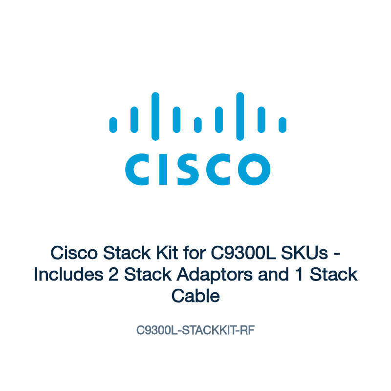 C9300L-STACKKIT-RF: Cisco Stack Kit for C9300L SKUs