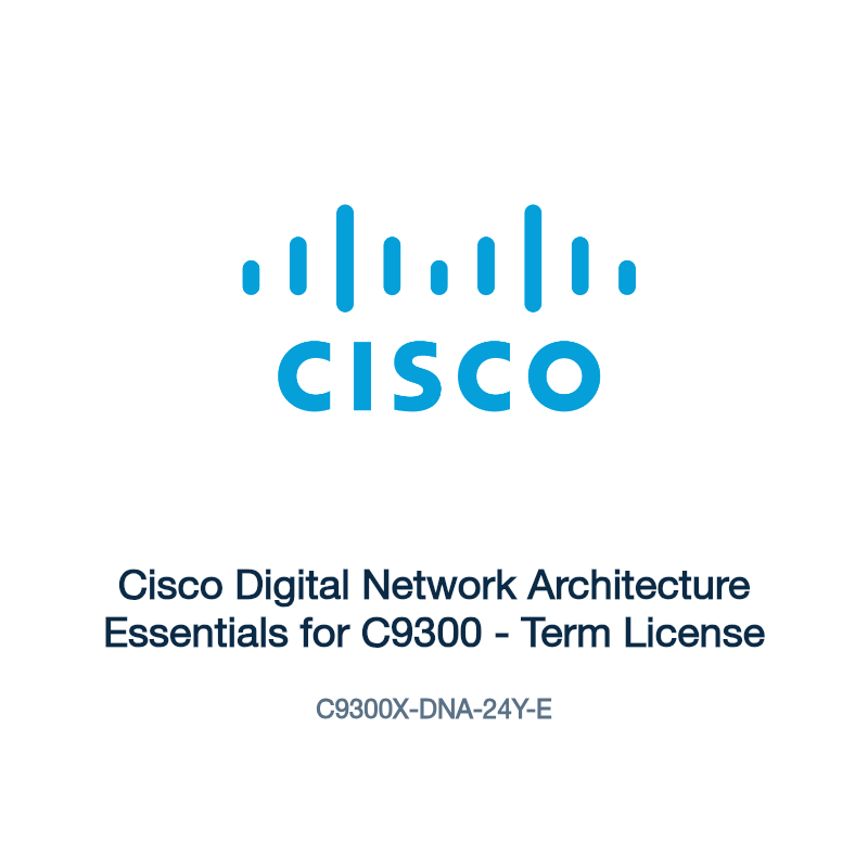 C9300X-DNA-24Y-E: Cisco Digital Network Architecture Essentials for C9300