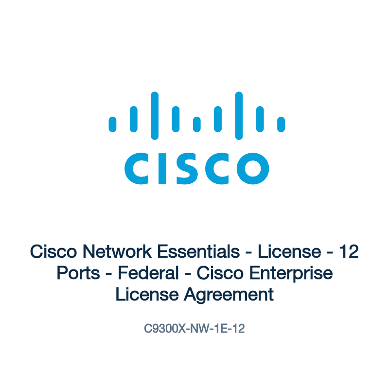 C9300X-NW-1E-12: Cisco Network Essentials