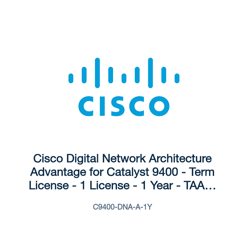 C9400-DNA-A-1Y: Cisco Digital Network Architecture Advantage for Catalyst 9400