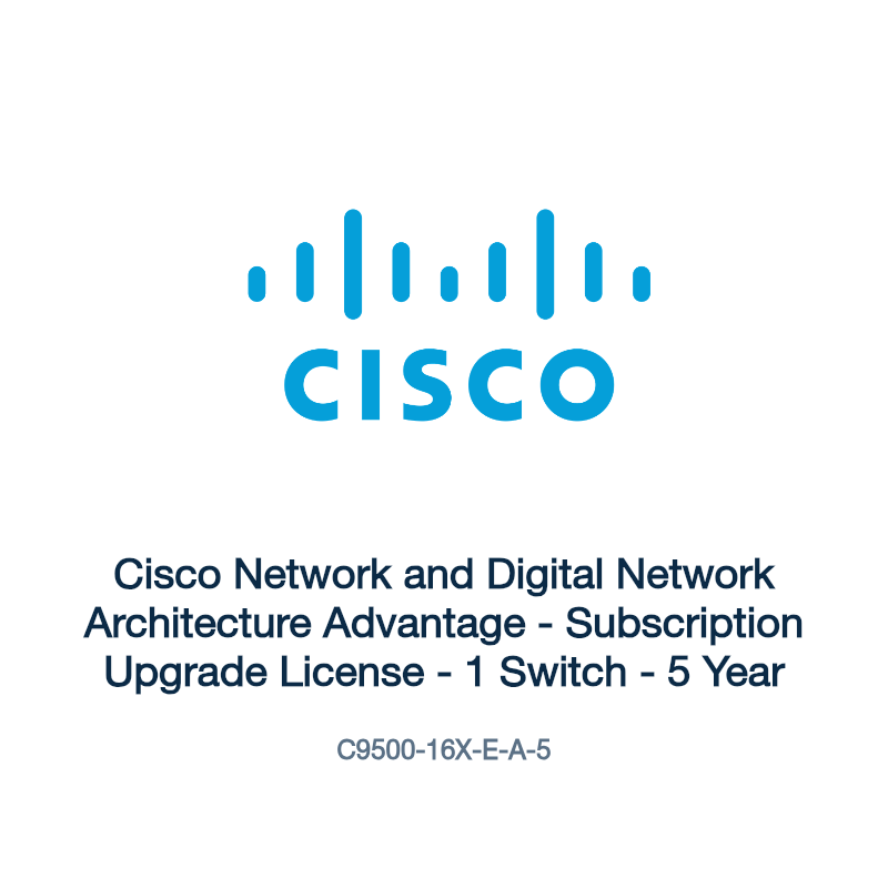 C9500-16X-E-A-5: Cisco Network and Digital Network Architecture Advantage