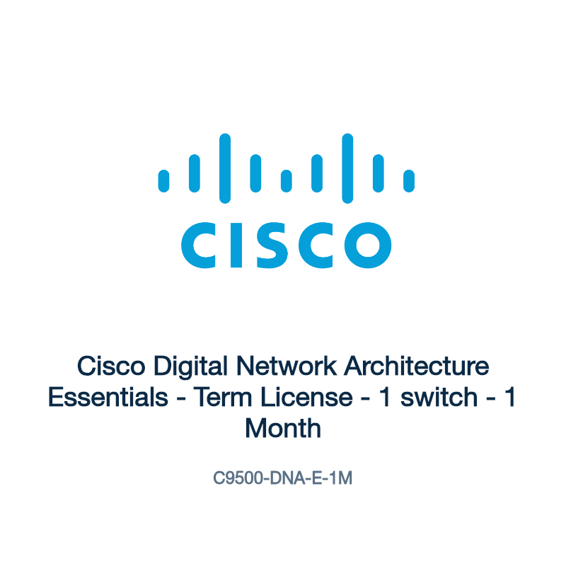 C9500-DNA-E-1M: Cisco Digital Network Architecture Essentials