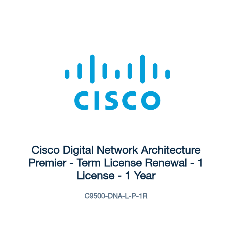C9500-DNA-L-P-1R: Cisco Digital Network Architecture Premier