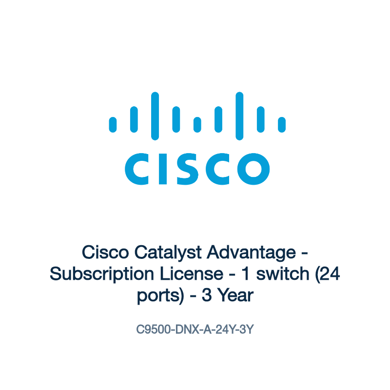 C9500-DNX-A-24Y-3Y: Cisco Catalyst Advantage
