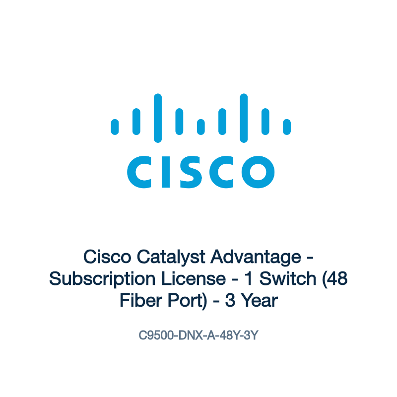 C9500-DNX-A-48Y-3Y: Cisco Catalyst Advantage
