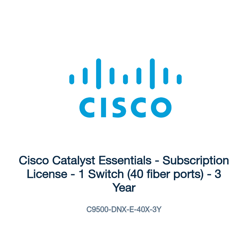 C9500-DNX-E-40X-3Y: Cisco Catalyst Essentials