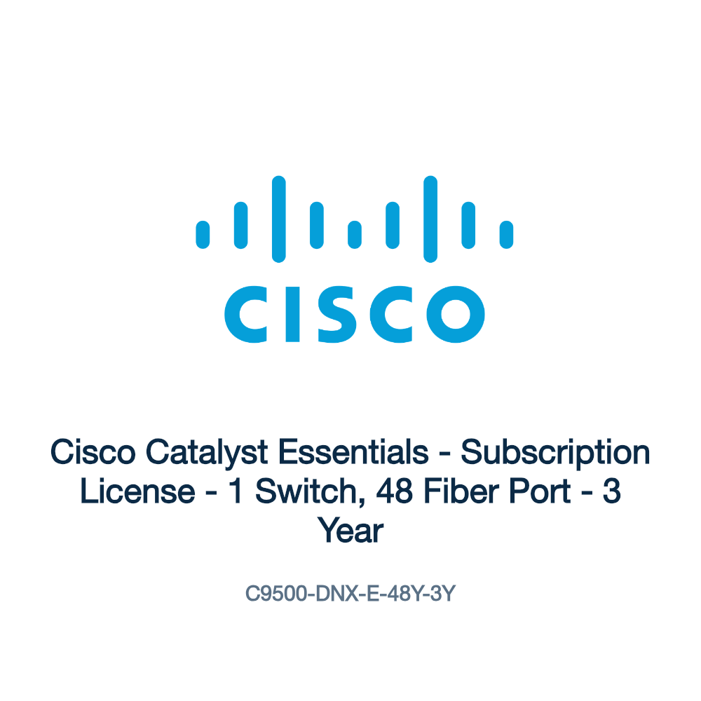 C9500-DNX-E-48Y-3Y: Cisco Catalyst Essentials