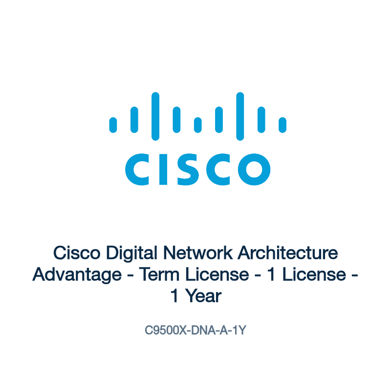 C9500X-DNA-A-1Y: Cisco Digital Network Architecture Advantage