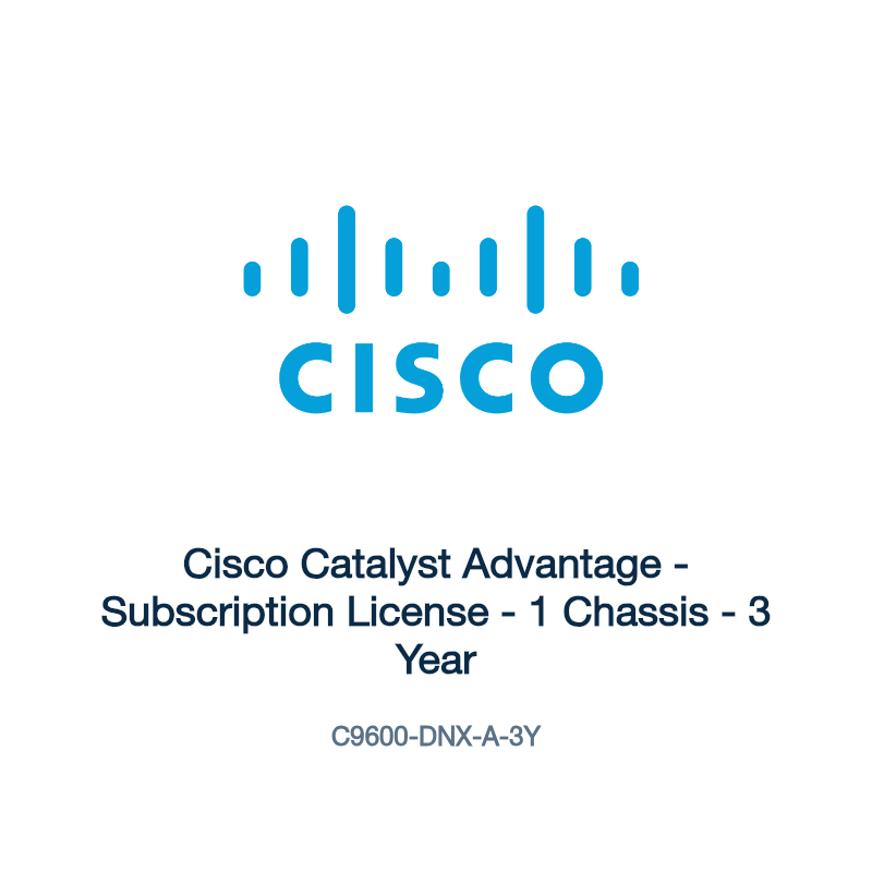 C9600-DNX-A-3Y: Cisco Catalyst Advantage