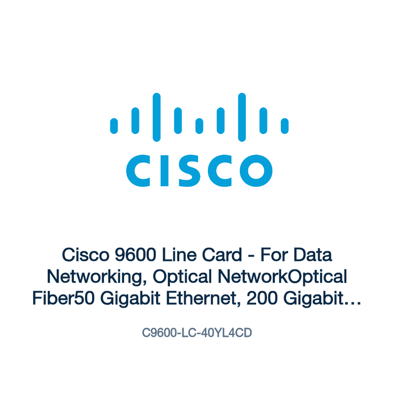 C9600-LC-40YL4CD: Cisco 9600 Line Card