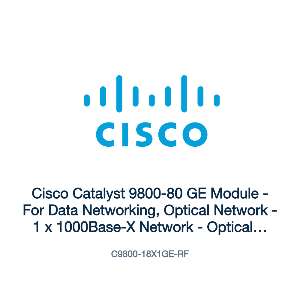 C9800-18X1GE-RF: Cisco Catalyst 9800-80 GE Module