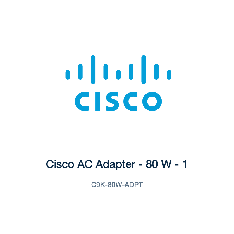 C9K-80W-ADPT: Cisco AC Adapter