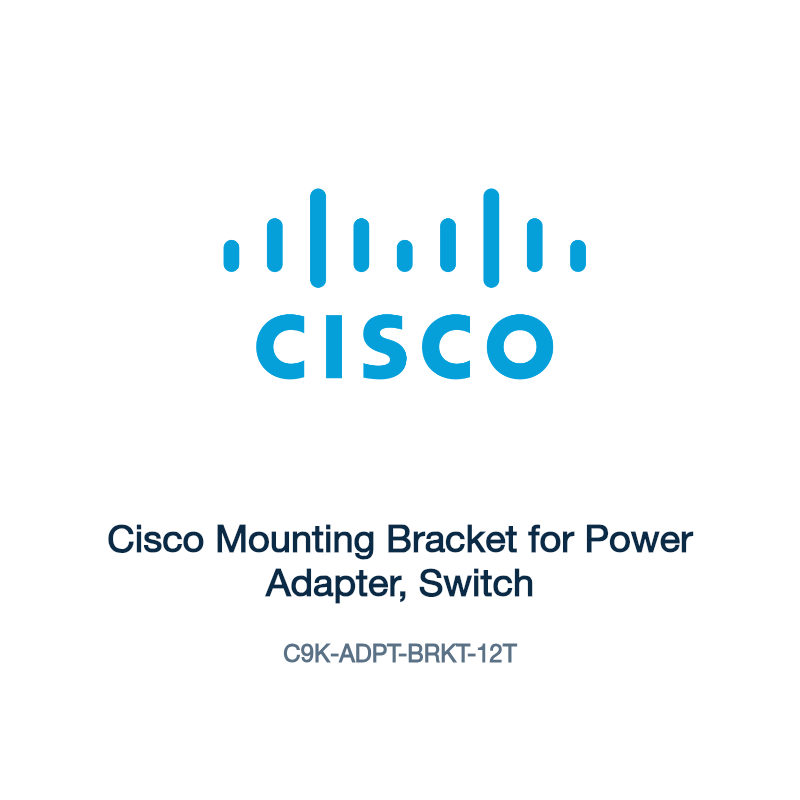 C9K-ADPT-BRKT-12T: Cisco Mounting Bracket for Power Adapter, Switch