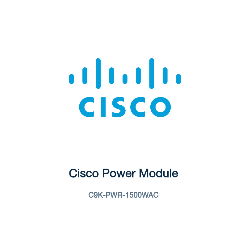 C9K-PWR-1500WAC: Cisco Power Module