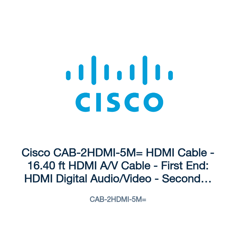 CAB-2HDMI-5M=: Cisco CAB-2HDMI-5M= HDMI Cable