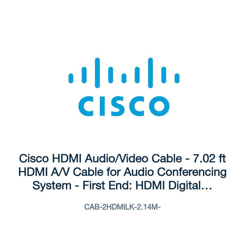 CAB-2HDMILK-2.14M-: Cisco HDMI Audio/Video Cable