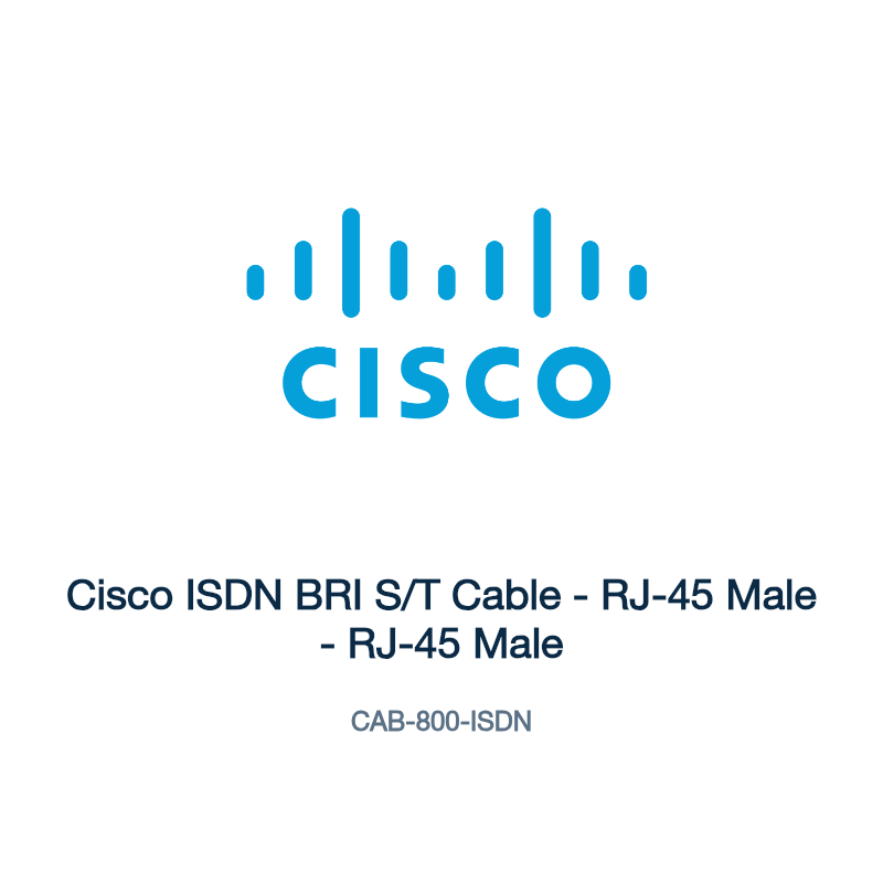 CAB-800-ISDN: Cisco ISDN BRI S/T Cable