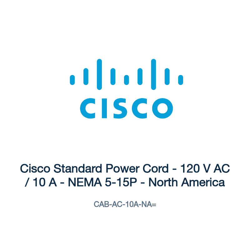 CAB-AC-10A-NA=: Cisco Standard Power Cord
