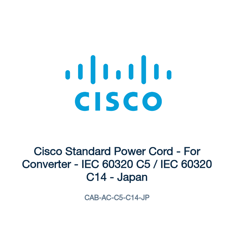 CAB-AC-C5-C14-JP: Cisco Standard Power Cord