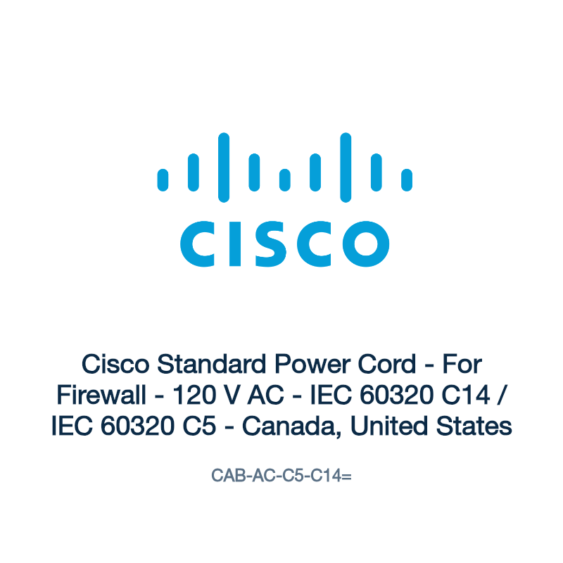 CAB-AC-C5-C14=: Cisco Standard Power Cord