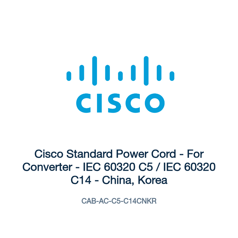 CAB-AC-C5-C14CNKR: Cisco Standard Power Cord