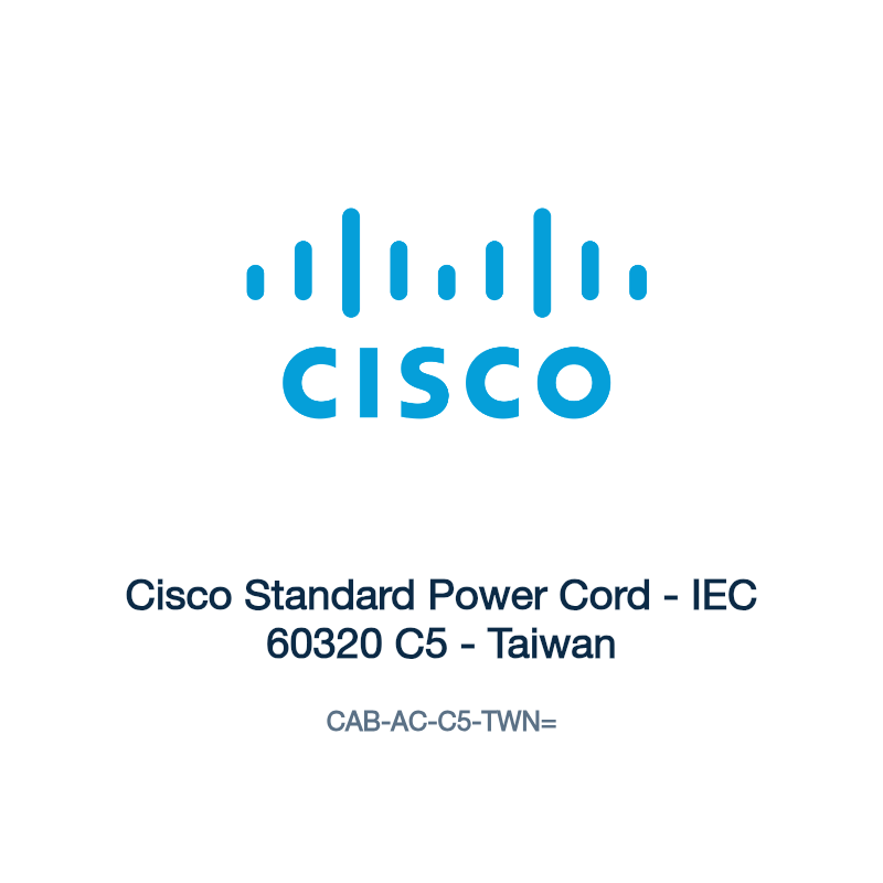 CAB-AC-C5-TWN=: Cisco Standard Power Cord