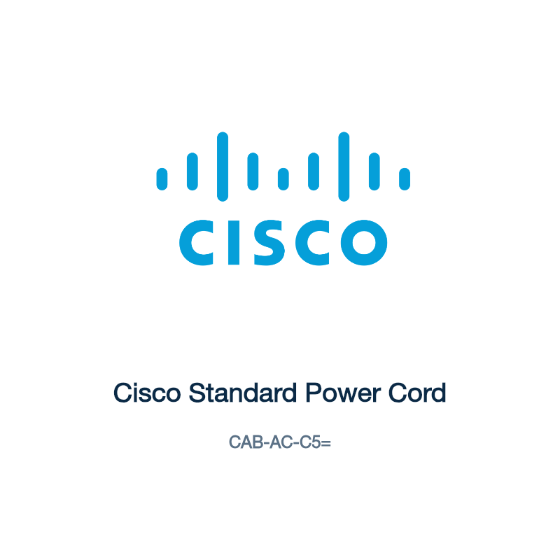 CAB-AC-C5=: Cisco Standard Power Cord