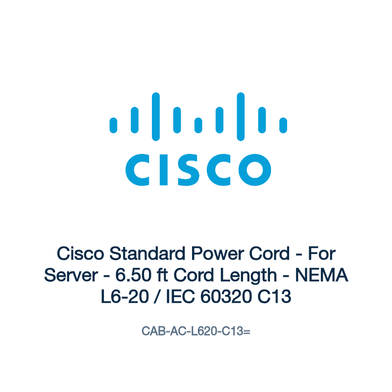 CAB-AC-L620-C13=: Cisco Standard Power Cord