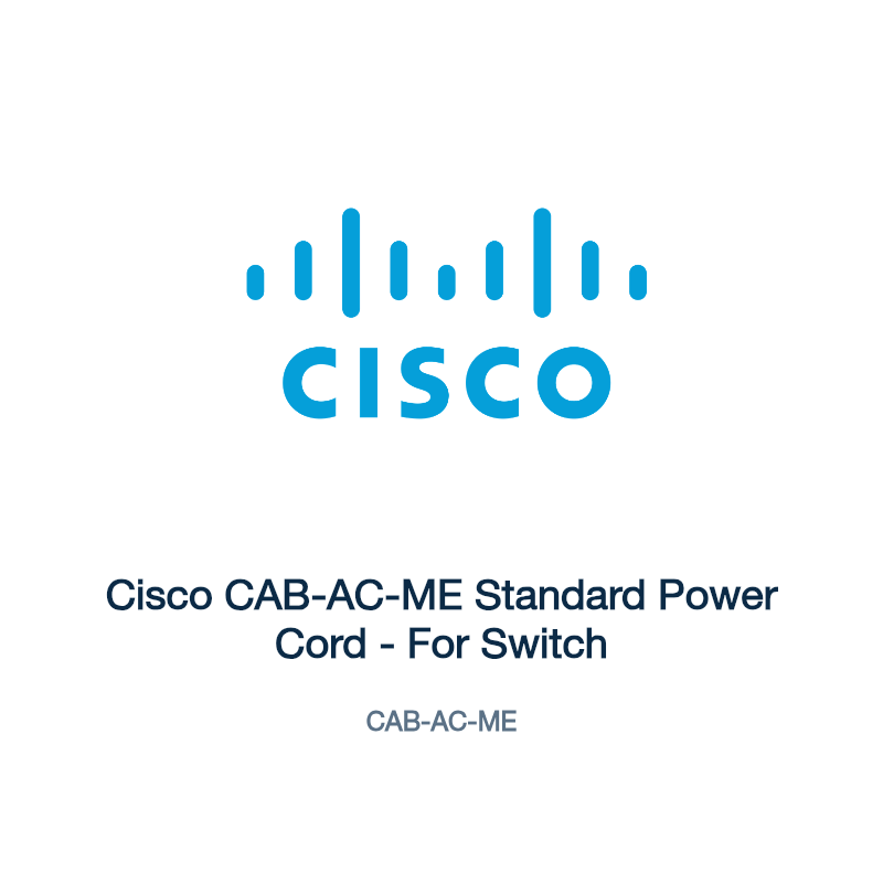 CAB-AC-ME: Cisco CAB-AC-ME Standard Power Cord