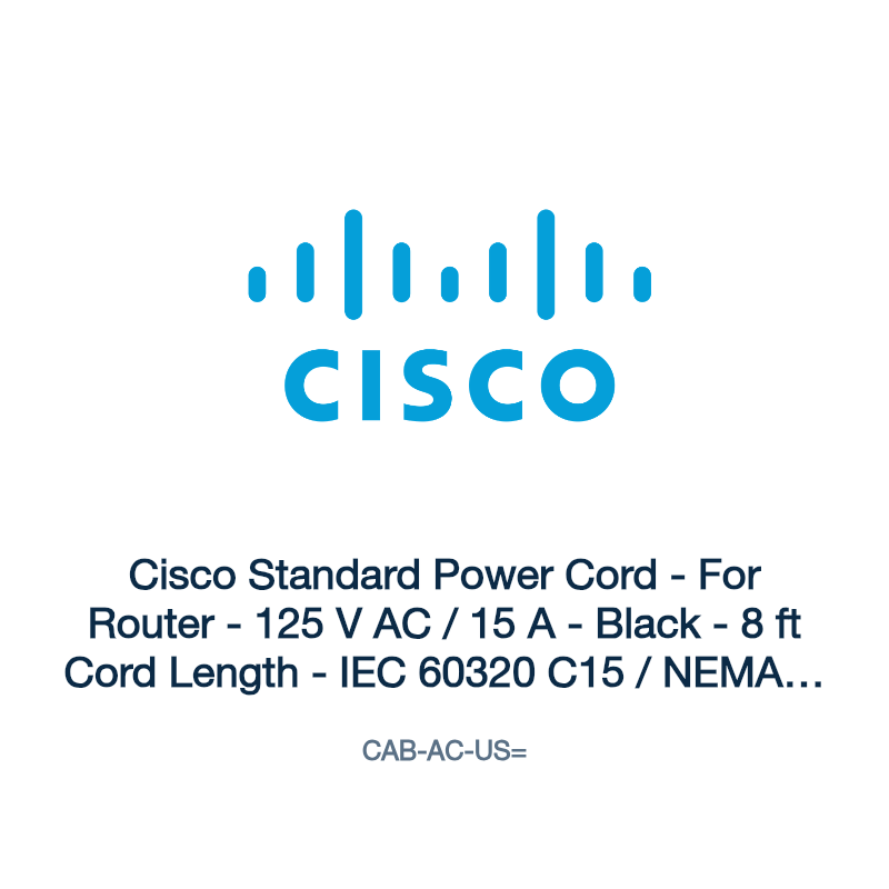 CAB-AC-US=: Cisco Standard Power Cord