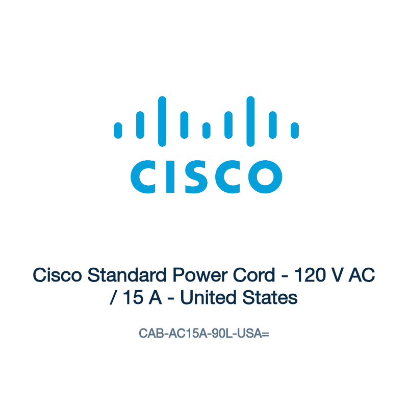 CAB-AC15A-90L-USA=: Cisco Standard Power Cord