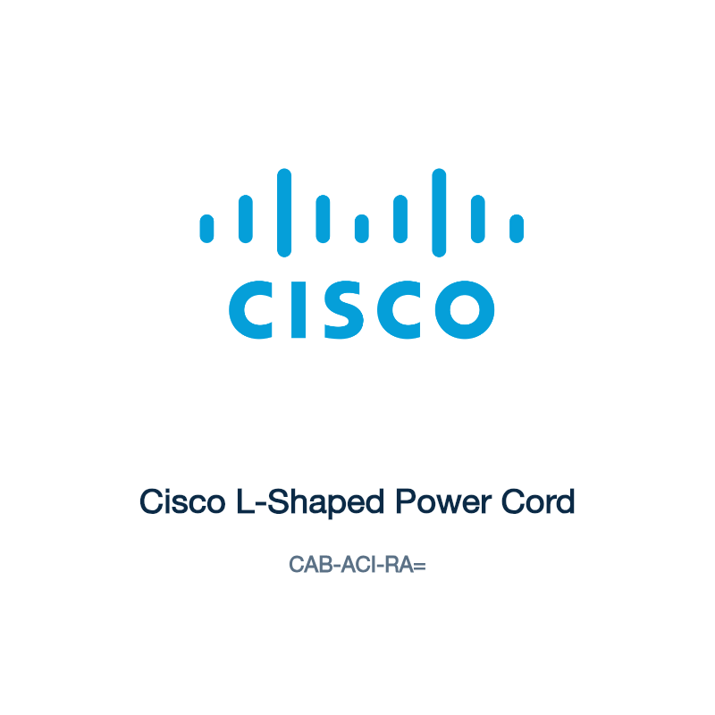 CAB-ACI-RA=: Cisco L-Shaped Power Cord