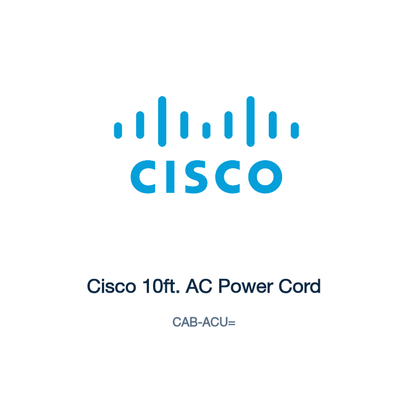 CAB-ACU=: Cisco 10ft. AC Power Cord