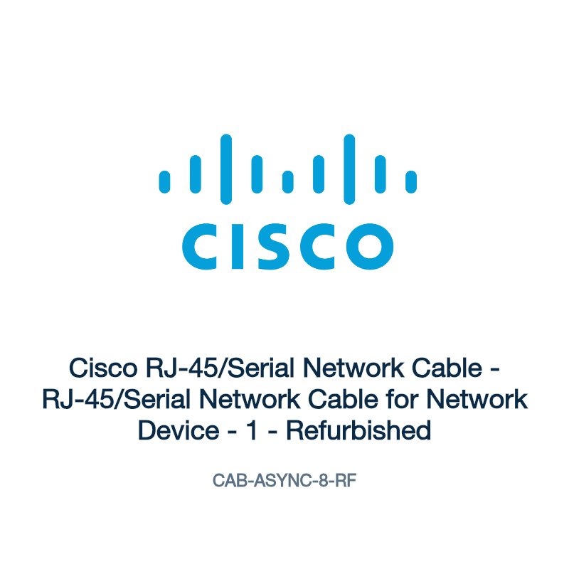CAB-ASYNC-8-RF: Cisco RJ-45/Serial Network Cable