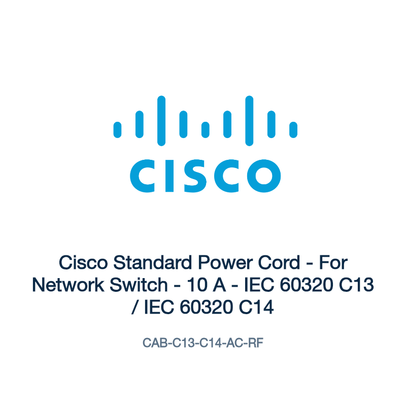 CAB-C13-C14-AC-RF: Cisco Standard Power Cord