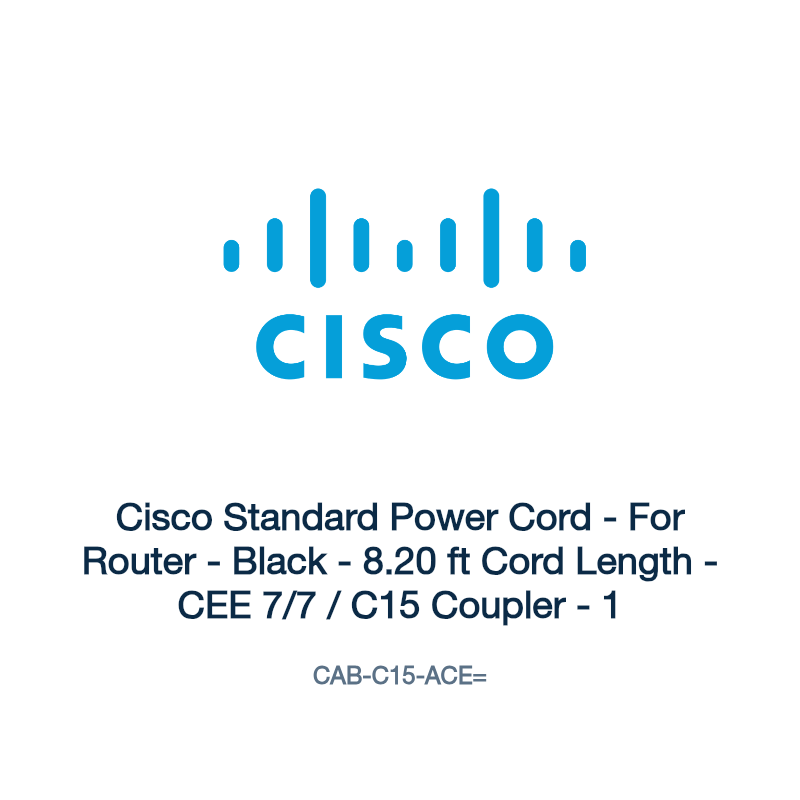 CAB-C15-ACE=: Cisco Standard Power Cord