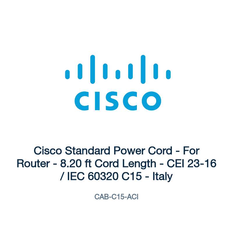 CAB-C15-ACI: Cisco Standard Power Cord